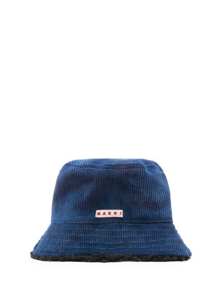 CORDUROY BUCKET HAT BLUE