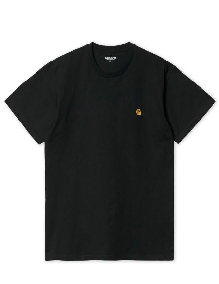 T-SHIRT S/S CHASE BLACK/GOLD