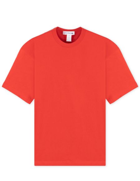OVERSIZED T-SHIRT KNIT RED