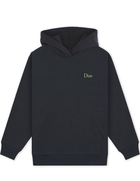 DIME CLASSIC SMALL LOGO HOODIE OUTERSPACE
