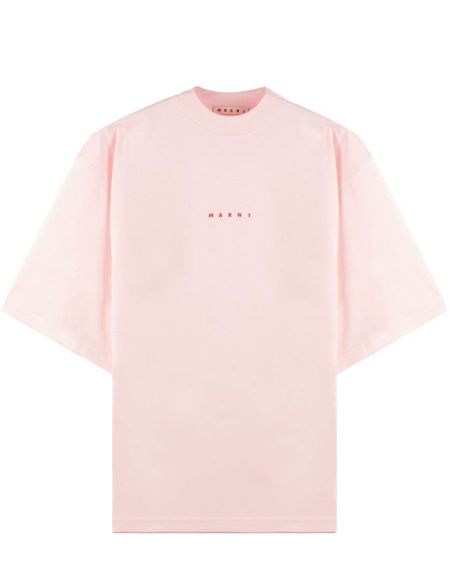 TSHIRT PINK CANDY ORGANIC COTTON WITH LOGO