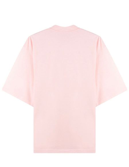 TSHIRT PINK CANDY ORGANIC COTTON WITH LOGO