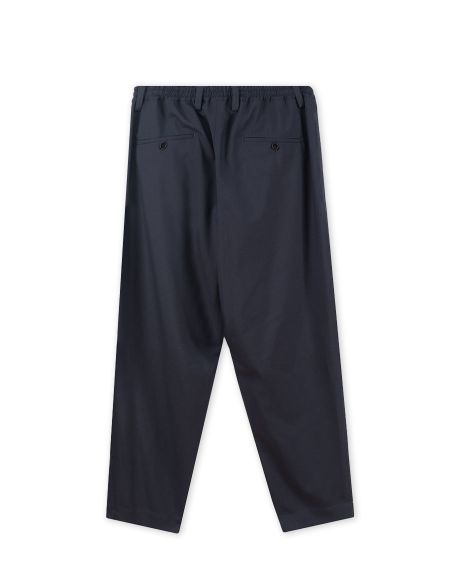 TROUSERS TROPICAL WOOL BLUBLACK