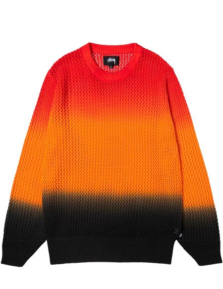 PIGMENT DYED LOOSEE GAUGE SWEATER LAVA