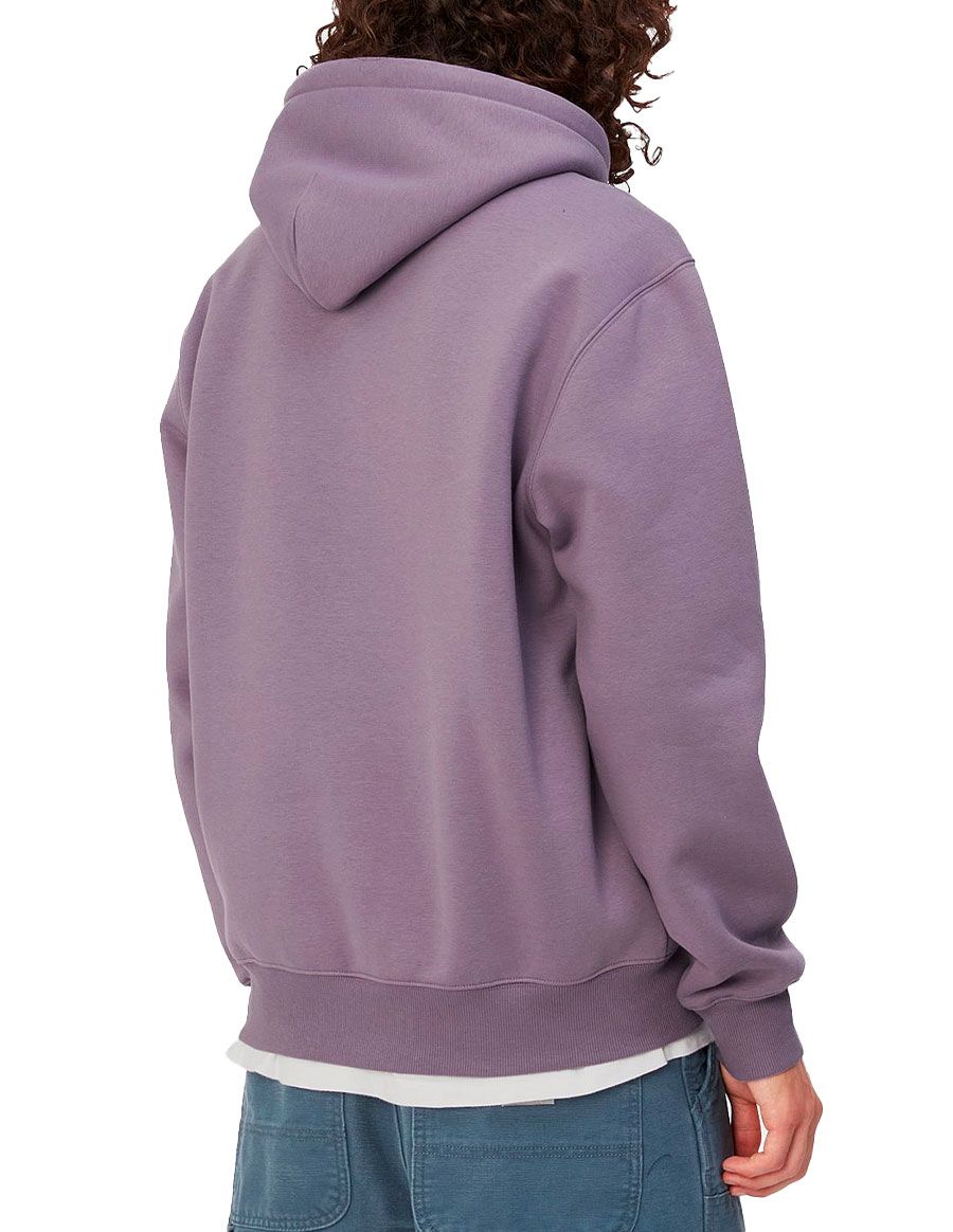 SWEAT HOODED GLASSY PURPLE DISCOVERY GREEN