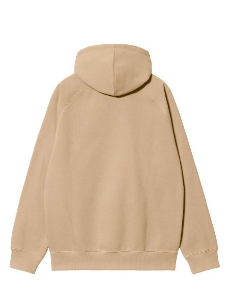 HOODED CHASE SWEAT SABLE / GOLD