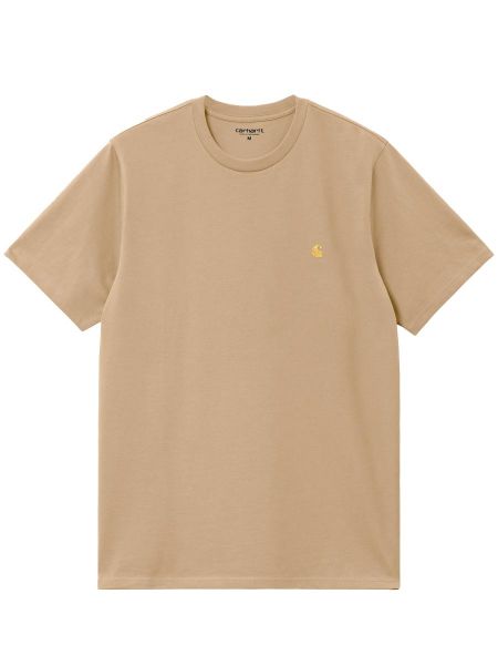 S/S CHASE T-SHIRT SABLE / GOLD