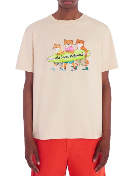 T-SHIRT COMFORT SURFING FOXES PAPER