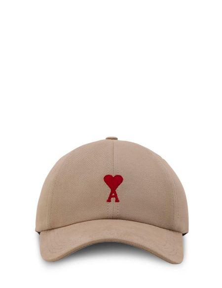 RED ADC EMBROIDERY CAP LIGHT TAUPE