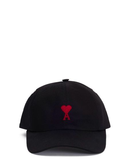 RED ADC EMBROIDERY CAP BLACK