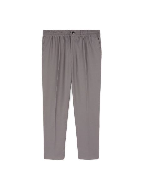 PANT CROPPED ELASTIC SIZE GRAY